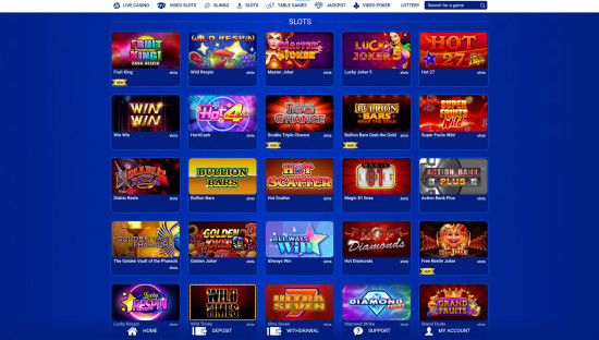 All British Casino desktop screenshot-1