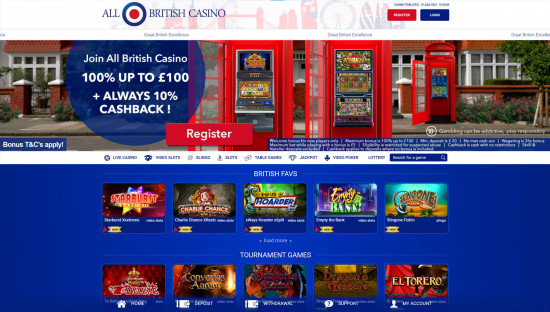 All British Casino desktop screenshot-2